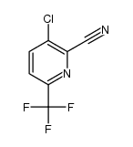 3-Chloro-2-cyano-6-(trifluoromethyl)pyridine structure