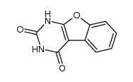 Benzofuro[2,3-d]pyrimidin-2,4(1H,3H)-dion结构式
