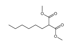 Hexylmalonsaeure-dimethylester Structure