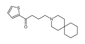 4-(3-azaspiro[5.5]undecan-3-yl)-1-thiophen-2-ylbutan-1-one Structure