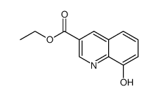 8-羟基喹啉-3-羧酸乙酯结构式