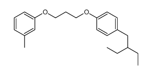 1-(2-ethylbutyl)-4-[3-(3-methylphenoxy)propoxy]benzene Structure