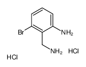 2-(Aminomethyl)-3-bromoaniline dihydrochloride结构式