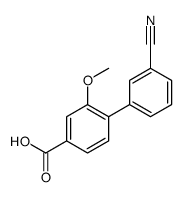 4-(3-cyanophenyl)-3-methoxybenzoic acid结构式