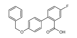 5-fluoro-2-(4-phenylmethoxyphenyl)benzoic acid结构式