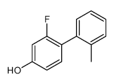 3-fluoro-4-(2-methylphenyl)phenol结构式