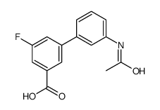 3-(3-acetamidophenyl)-5-fluorobenzoic acid结构式