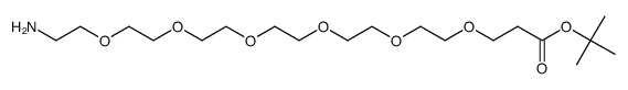 NH2-PEG6-Boc structure