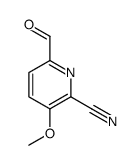 6-Formyl-3-methoxy-2-pyridinecarbonitrile Structure