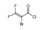 2-bromo-3,3-difluoroacryloyl chloride Structure