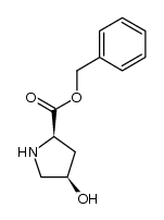 (2R,4R)-benzyl 4-hydroxypyrrolidine-2-carboxylate Structure