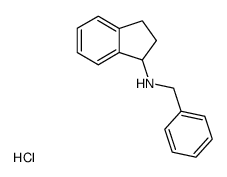 benzyl-indan-1-yl-amine, hydrochloride Structure