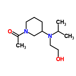 1-{3-[(2-Hydroxyethyl)(isopropyl)amino]-1-piperidinyl}ethanone Structure