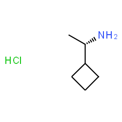 (S)-1-CYCLOBUTYLETHANAMINE HYDROCHLORIDE Structure