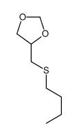 4-(butylsulfanylmethyl)-1,3-dioxolane Structure