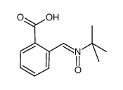N-(tert-butyl)-C-(2-carboxyphenyl)nitrone结构式