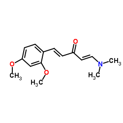 (1E,4E)-1-(2,4-Dimethoxyphenyl)-5-(dimethylamino)-1,4-pentadien-3-one结构式