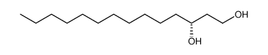 (R)-1,3-dihydroxytetradecane Structure