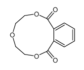 3,4,6,7-tetrahydro-2,5,8-benzotrioxacycloundecin-1,9-dione structure