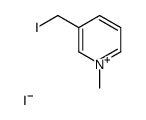 3-(iodomethyl)-1-methylpyridin-1-ium,iodide Structure