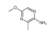 5-甲氧基-2-氨基-3-甲基吡嗪结构式