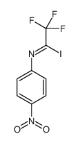 2,2,2-trifluoro-N-(4-nitrophenyl)ethanimidoyl iodide结构式