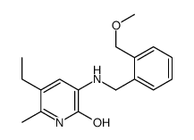5-ethyl-3-[[2-(methoxymethyl)phenyl]methylamino]-6-methyl-1H-pyridin-2-one Structure