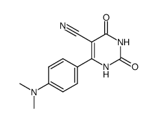 6-(4-Dimethylamino-phenyl)-2,4-dioxo-1,2,3,4-tetrahydro-pyrimidine-5-carbonitrile结构式