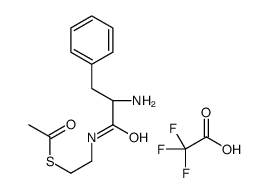 N-(Phenylalanine)-S-acetylcysteamine trifluoroacetate structure