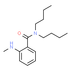 N,N-Dibutyl-o-(methylamino)benzamide structure