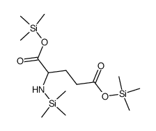 N-(Trimethylsilyl)-L-glutamic acid bis(trimethylsilyl) ester结构式