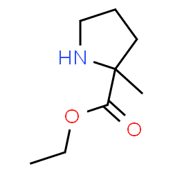 Proline, 2-methyl-, ethyl ester, DL- (8CI) Structure