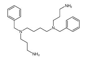 N,N'-bis(3-aminopropyl)-N,N'-dibenzylbutane-1,4-diamine Structure