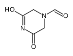 1-Piperazinecarboxaldehyde, 3,5-dioxo- (9CI) picture