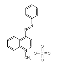 1-甲基-4-(苯基氮杂)-喹啉高氯酸盐结构式
