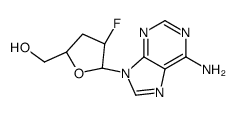 [(2R,4R,5S)-5-(6-aminopurin-9-yl)-4-fluorooxolan-2-yl]methanol Structure