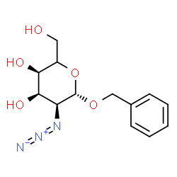 Benzyl 2-Azido-2-deoxy-α-D-galactopyranoside Structure