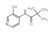 3-Hydroxy-4-(2,2,2-trimethylacetamido)pyridine Structure