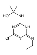 2-[[4-chloro-6-(ethylamino)-1,3,5-triazin-2-yl]amino]propan-2-ol结构式