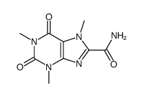 1,3,7-trimethyl-2,6-dioxo-2,3,6,7-tetrahydro-1H-purine-8-carboxylic acid amide结构式
