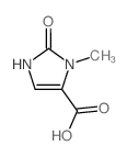 2-羟基-1-甲基-1H-咪唑-5-羧酸结构式