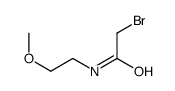 2-Bromo-N-(2-methoxyethyl)acetamide结构式