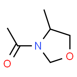 Oxazolidine, 3-acetyl-4-methyl- (9CI)结构式