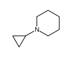 Piperidine, 1-cyclopropyl- (9CI) structure