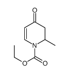1(2H)-Pyridinecarboxylic acid,3,4-dihydro-2-methyl-4-oxo-,ethyl ester结构式