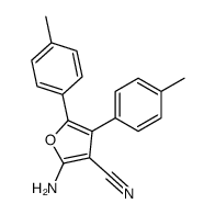 2-Amino-4,5-bis(4-methylphenyl)-3-furonitrile结构式