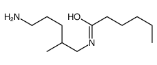 N-(5-amino-2-methylpentyl)hexanamide Structure