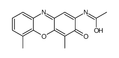 N-(4,6-dimethyl-3-oxophenoxazin-2-yl)acetamide结构式