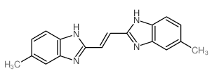 Benzimidazole,2,2'-vinylenebis[5-methyl- (8CI) Structure