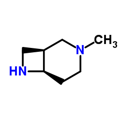 (1S,6R)-3-Methyl-3,7-diazabicyclo[4.2.0]octane Structure